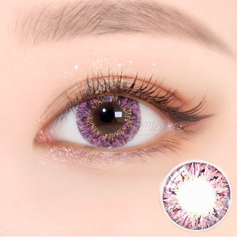 Shooting Star Pink Colored Contact Lenses