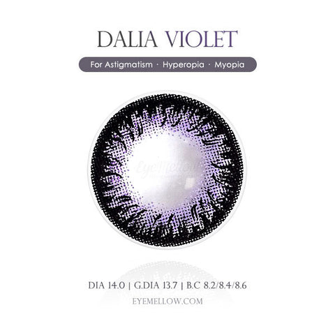 Dalia Violet Colored Contact Lenses