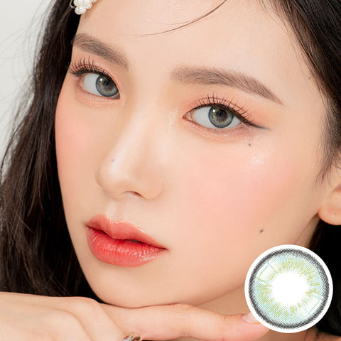 [Monthly] Iwwitch Ocean Blue Colored Contact Lenses - Silicone Hydrogel
