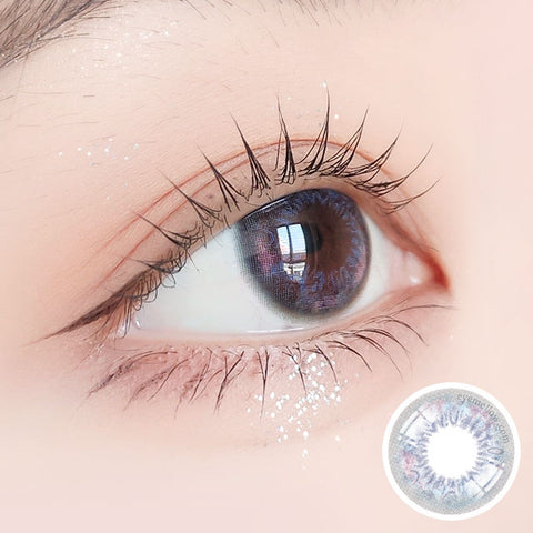 [Monthly] Narcissus Blue Gray Colored Contact Lenses