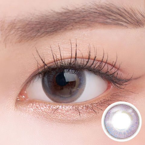 [Yearly] i-SHA Season Eye Winter Purple Gray Colored Contact Lenses