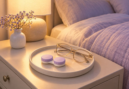 Can You Sleep in Colored Contacts?