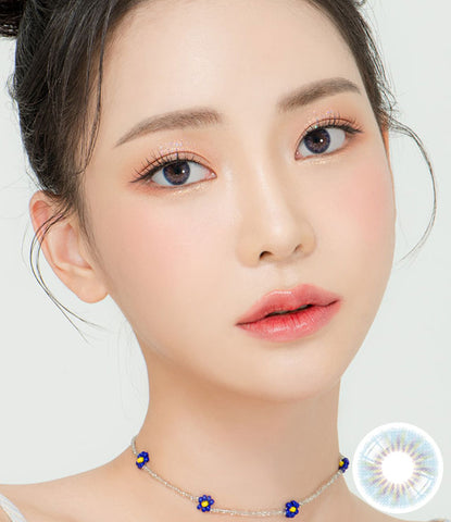 [Monthly] Ailleen Blue Colored Contact Lenses - Silicone hydrogel