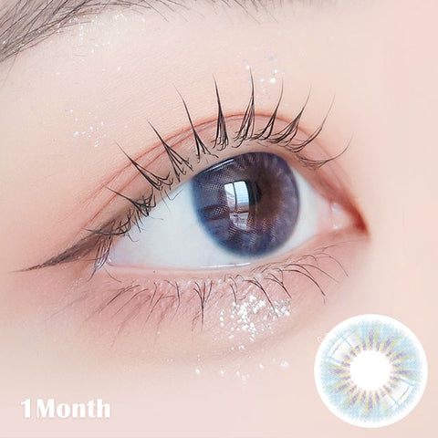 [Monthly] Ailleen Blue Colored Contact Lenses - Silicone hydrogel