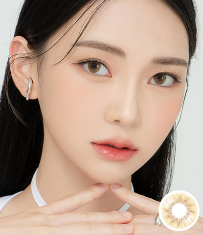[Monthly] Ailleen Brown Colored Contact Lenses - Silicone hydrogel