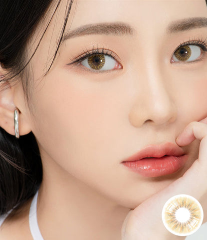 [Monthly] Ailleen Brown Colored Contact Lenses - Silicone hydrogel