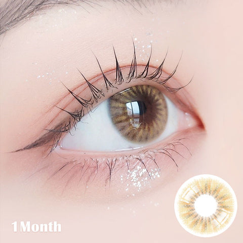[Monthly] Ailleen Brown Colored Contact Lenses - Silicone hydrogel
