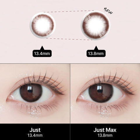 [Monthly] Just MAX Choco Brown Colored Contact Lenses