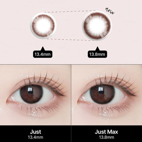 [Monthly] Just Max Black Colored Contact Lenses