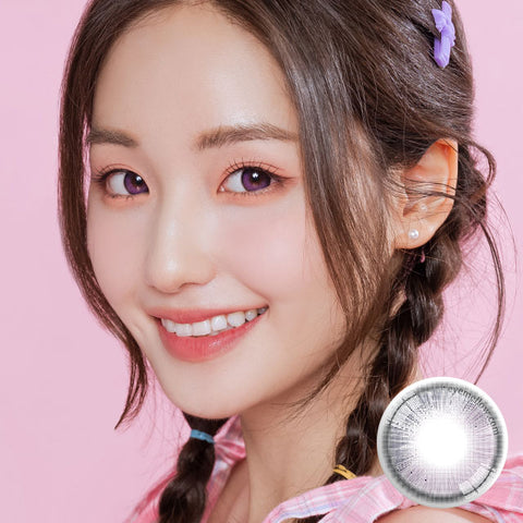 [Monthly] Anreen Pink Violet Colored Contact Lenses