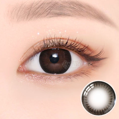 Deep Black Colored Contact Lenses - Silicone hydrogel