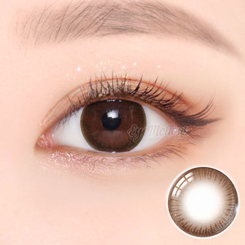 Deep Chocolate Colored Contact Lenses - Silicone hydrogel