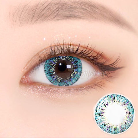 Shooting Star Blue Colored Contact Lenses
