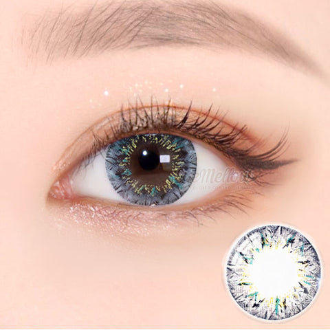 Shooting Star Gray Colored Contact Lenses