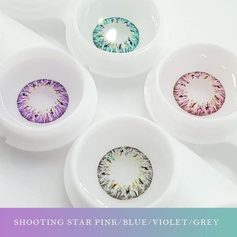 Shooting Star Blue Colored Contact Lenses