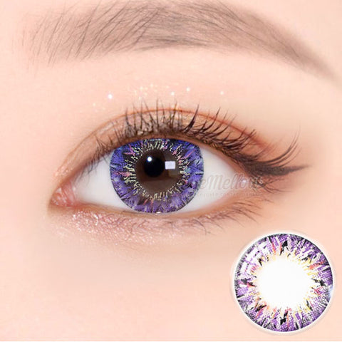 Shooting Star Violet Colored Contact Lenses