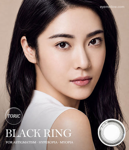 [Yearly] Black Ring (Hyperopia) Colored Contact Lenses