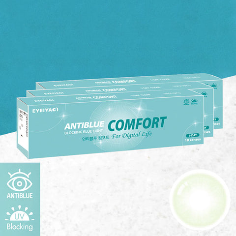 [1Day] Anti-Blue 405 Comfort 1-DAY Clear Contact Lenses (30Lenses)