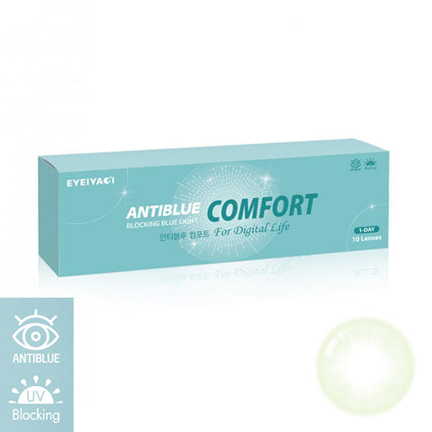 [1Day] Anti-Blue 405 Comfort 1-DAY Clear Contact Lenses (10Lenses)