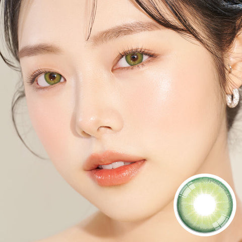 [Monthly] Buttercup Green Colored Contact Lenses - 2pairs