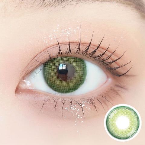 [Monthly] Buttercup Green Colored Contact Lenses - 2pairs