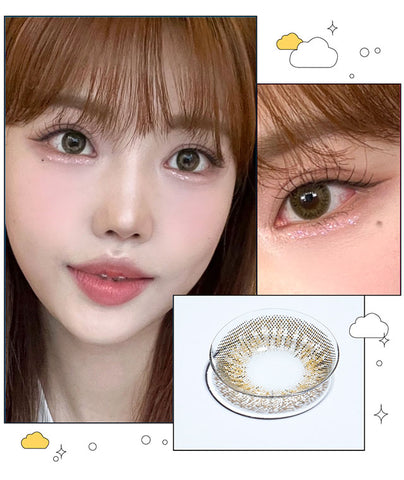 [1Day] i-SHA オリアナ エッジ+ ブラウン カラーコンタクトレンズ