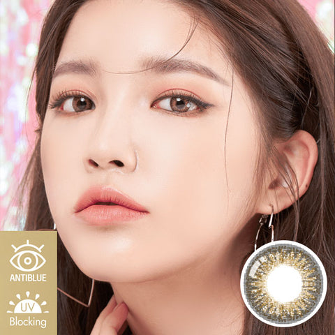 [1Day] i-SHA オリアナ エッジ+ ブラウン カラーコンタクトレンズ