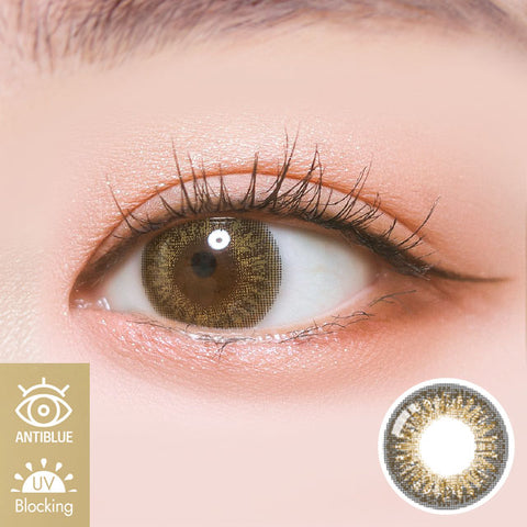 [1Day] i-SHA オリアナ エッジ+ ブラウン カラーコンタクトレンズ