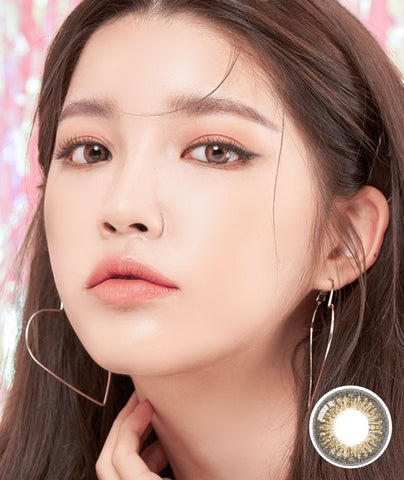 [1Day] i-SHA オリアナ エッジ+ ブラウン カラーコンタクトレンズ