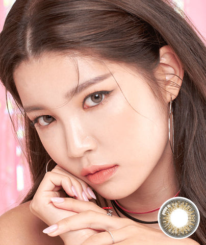 [1Day] i-SHA オリアナ エッジ+ ブラウン カラーコンタクトレンズ