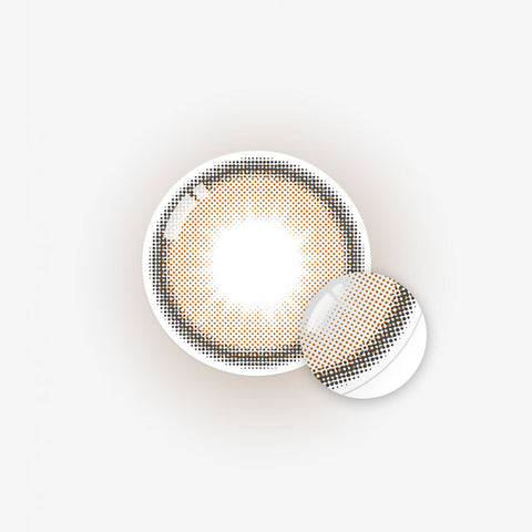 [Monthly] Anti-Blue 405 Color Pop Brown Colored Contact Lenses