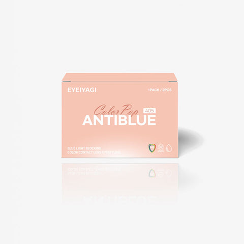 [Monthly] Anti-Blue 405 Color Pop Brown Colored Contact Lenses