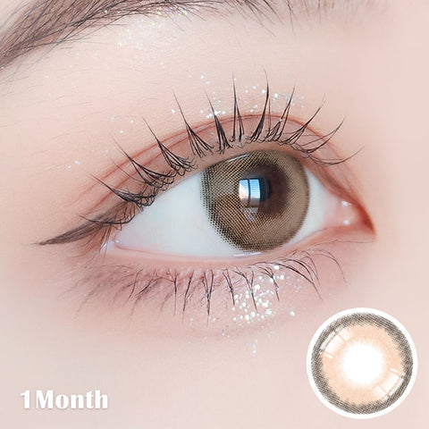 [Monthly] Comely Brown Colored Contact Lenses