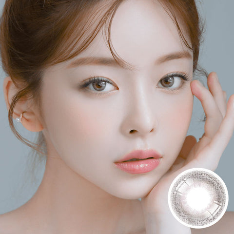 [Monthly] Credit Ash Brown Colored Contact Lenses