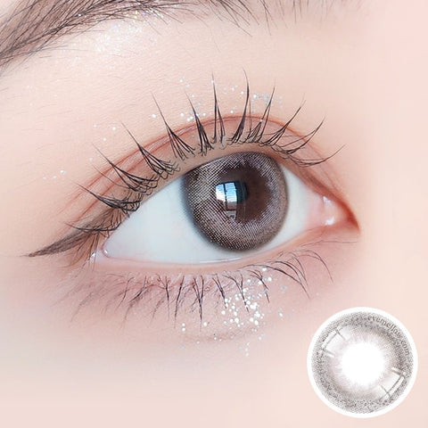 [Monthly] Credit Ash Brown Colored Contact Lenses