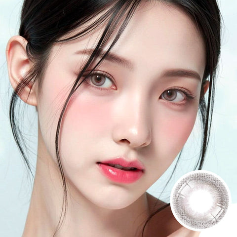 [Monthly] Credit Ash Brown Colored Contact Lenses