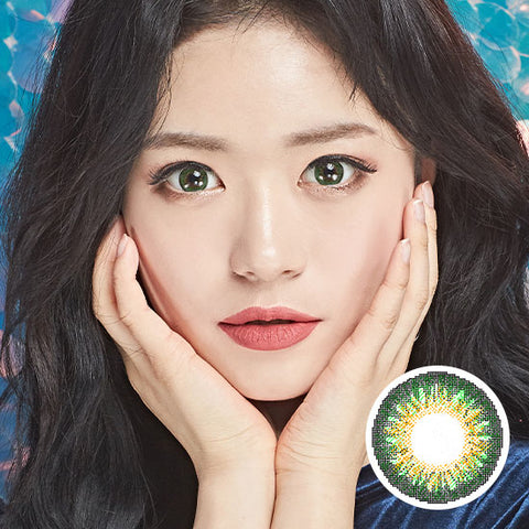 Daisy Green Colored Contact Lenses