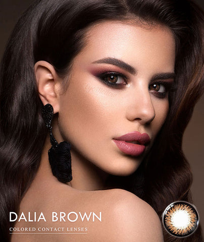 Dalia Brown Colored Contact Lenses