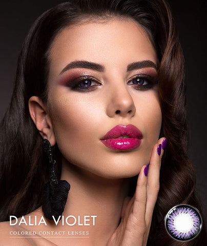 Dalia Violet Colored Contact Lenses