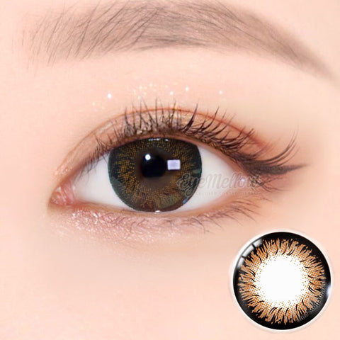 [Yearly] Dalia Brown (Hyperopia) Colored Contact Lenses