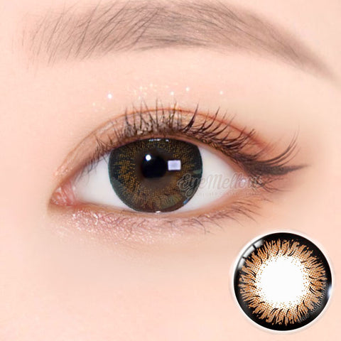 Dalia Brown (Hyperopia) Colored Contact Lenses