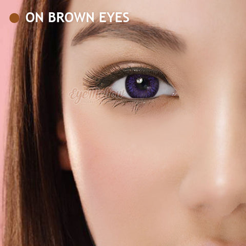 [Yearly] Dalia Violet (Toric) Colored Contact Lenses