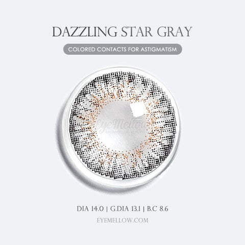 Dazzling Star Gray (Toric) Colored Contact Lenses