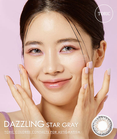 Dazzling Star Gray (Toric) Colored Contact Lenses