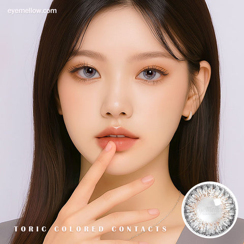 [Yearly] Dazzling Star Gray (Toric) Colored Contact Lenses