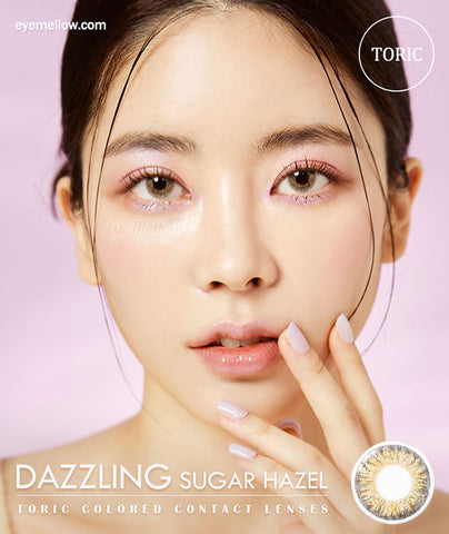 [Yearly] Dazzling Sugar Hazel (Toric) Colored Contact Lenses
