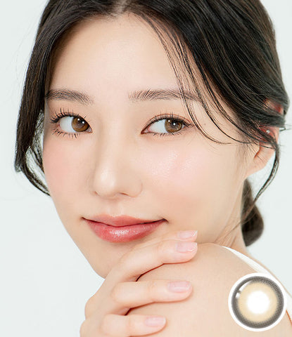 [Yearly] Cuddling Brown (Toric) Colored Contact Lenses - Silicone Hydrogel
