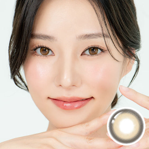 [Yearly] Cuddling Brown (Toric) Colored Contact Lenses - Silicone Hydrogel