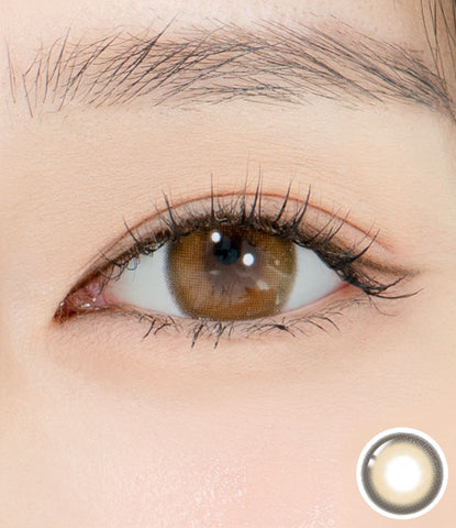 Cuddling Brown (Toric) Colored Contact Lenses - Silicone Hydrogel