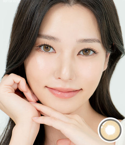[Yearly] U'r Ring Brown (Toric) Colored Contact Lenses - Silicone Hydrogel